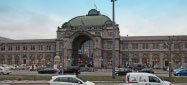 Blick auf den Nürnberger Hauptbahnhof