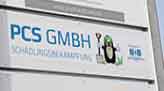 Firmenschild der PCS GmbH als Symboldbild für Informationen über die Firma PCS Schädlingsbekämpfung.