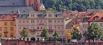 Ausschnitt historische Altstadt Heidlberg
